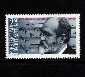 Compositor OPC 1989 Liechtenstein Josef Rheinberger Sc#903 MNH 49785a - Imagen 1 de 1