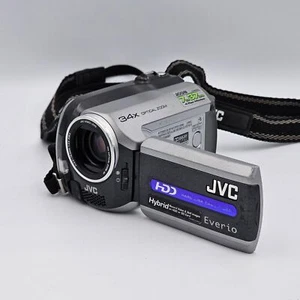 JVC Everio GZ-MG135AA HDD & SD Camcorder (Works, Dead Battery) (P2) NS#8785 - Picture 1 of 11