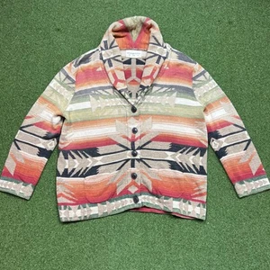 Ralph Lauren Denim & Supply Aztec Tribal Western Cardigan Large Women's - Picture 1 of 20