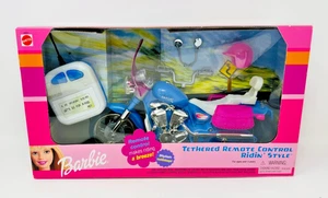 2000 Barbie Puppe Tethered Fernbedienung Ridin' Style Motorrad 88804 Fahrrad - Bild 1 von 4