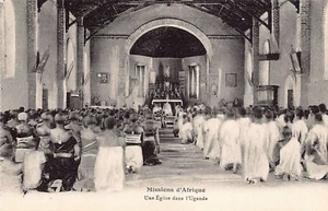 BRITISH EAST AFRICA - Uganda - A church in Uganda - Publ. Missionary Sisters of - Picture 1 of 2