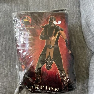 Disfraz Rubies Mortal Kombat Deluxe Scorpion para hombre talla única mediana para adultos - Imagen 1 de 6