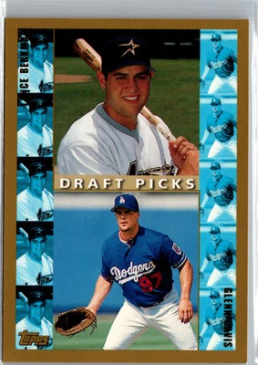 Lance Berkman / Glenn Davis DPK 1998 Topps Minted in Cooperstown #246 - Image 1 of 2