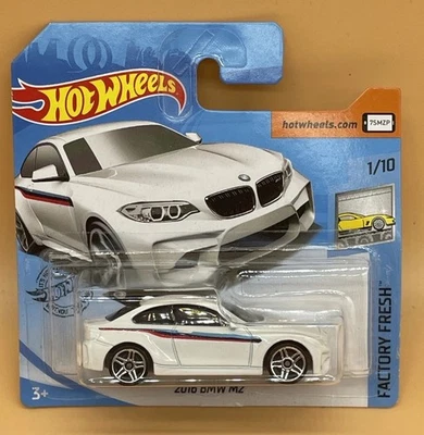 Hot Wheels BMW M2 (2016) 1:64 заводская свежая короткая карточка белый чулок идея подарка - Изображение 1 из 4
