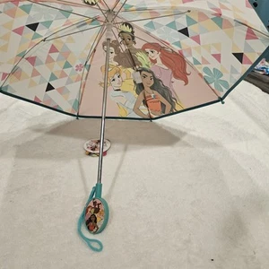 Disney Princess Small Child's Umbrella Moana, Belle, Cinderella, Tiana, Ariel - Picture 1 of 6