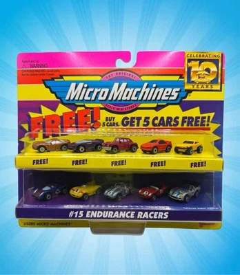 VTG Micro Machines #15 Endurance Racers 1996 Galoob New NOS Cobra Coupe Porsche - Image 1 of 4