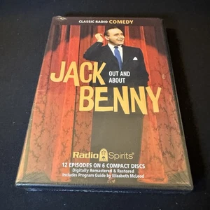 BRAND NEW Radio Spirits Jack Benny Out and About 6 CDs/12 Episodes Comedy - Picture 1 of 2