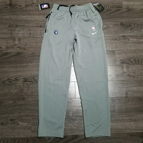 MINNESOTA TIMBERWOLVES Nike NBA On Court Warmup Basketball Pants Mens SMALL Grey Cover