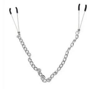 Sexy Body jewelry 1 Pair Adjustable Non Piercing Nipple Jewelry Chain - Picture 1 of 9