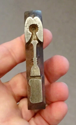 1967 Vintage CHICAGO PABLO PICASSO SCULPTURE Original JEWELRY PUNCH & DIE STAMP - Image 1 of 4