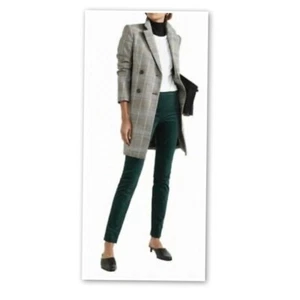 Theory Corduroy Pants Green Poplar Oslo Leggings - Picture 1 of 12