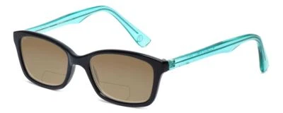 Vera Bradley Meryl Polar Bi-Focal Sunglasses Black Crystal Blue Camo Floral 47mm - Image 1 of 4