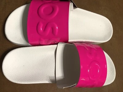 Sandalias deslizantes HUGO BOSS PINK para mujer talla 9 NUEVAS Foto 1 de 4