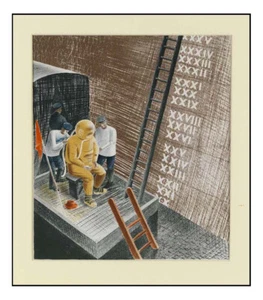 The Diver by Eric Ravilious - 23x16" (A2) - Picture 1 of 1