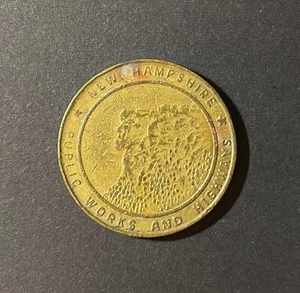 New Hampshire Transportation Token - 23mm approximate diameter - NH - Picture 1 of 2