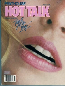 PENTHOUSE HOT TALK~MAR~1989~SUPER COVERGIRLS!~MORE OF WHAT YOU'RE LOOKING FOR!~ - Picture 1 of 14