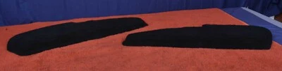 Original Porsche 911 74-89 912E 76 Pair Door Pockets Black Carpeting No. #1 - Image 1 of 4