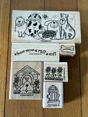 Juego de 6 estampillas de alcaparras caninas 2003. Foto 1 de 2