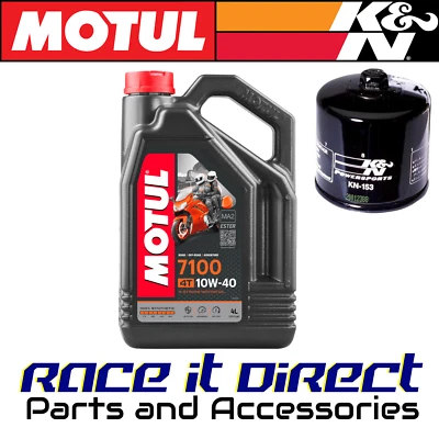 Oil and Filter Kit K&N For Ducati 750 748 F1 SANTA MONICA 87-88 Motul 7100 4L - Image 1 of 4