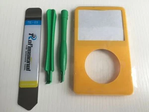 YELLOW Front FacePlate Housing Case Cover Panel Fr iPod Video 5th Gen 30/60/80GB - Picture 1 of 6