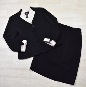 Conjunto de traje falda Positive Attitude años 90 escote con cuentas negro 6 de colección años 90 - Imagen 1 de 8