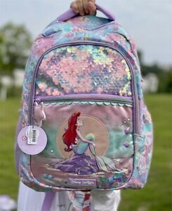 Disney School Bag Mermaid Shell Backpack Pen Case Lunch Bag Backpack girl bag