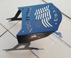 AJ_BAGGERS Victory Cross Country, Roads USA flag easy lock & ride trunk mount - Picture 1 of 12