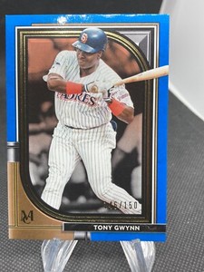 TONY GWYNN 2021 TOPPS MUSEUM COLLECTION BLUE PARALLEL #/150 PADRES 223