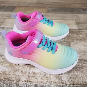 Skechers Jumpsters 2.0 - Blurred Dreams Girls Shoes Sz 1.5 Pink Multi Sneakers - Picture 1 of 15