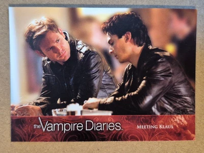 THE VAMPIRE DIARIES Season 2 Trading Card #65 Cryptozoic 2012 "Meeting Klaus" - Image 1 of 2