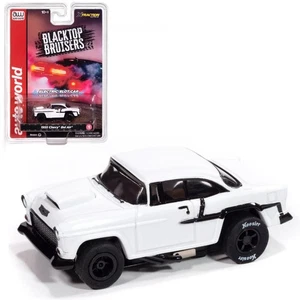 SC417-1W Auto World Xtraction 1955 Chevrolet Bel Air (White) HO Scale Slot Car - Picture 1 of 5