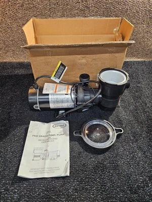 Jacuzzi 348179 JPA Pro Grade Pool Pump, 1.5 HP / .19 SPL Black - Image 1 of 4
