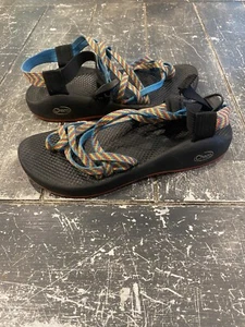 Women’s 8 Chaco Fiesta Double Rainbow Stripe Toe Ring Loop ZX2 Yampa Sandals - Picture 1 of 10