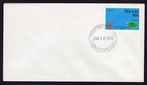 RED CROSS HEALTH 1993 NEVIS FDC - Picture 1 of 1