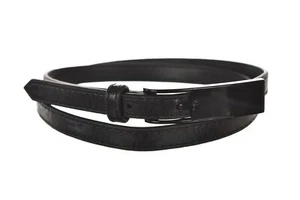 Robert Rodriguez Damen Gürtel Größe 4 Schwarz Leder Hüfte Schmal Weite - Bild 1 von 4