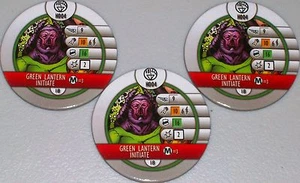 3 x GREEN LANTERN INITIATE H004 War of Light Campaign DC HeroClix - Picture 1 of 1