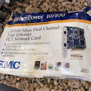 SMC ETHERNET CARD 10MBPS 61-600543-004 - Picture 1 of 3