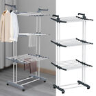 Extra Foldable Large 4 Tier Indoor Outdoor Clothes Airer Laundry Dryer Rack New