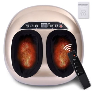 Fußmassagegerät Shiatsu Fussmassage mit Wärmefunktion Kneten Rollen 6 Modi Gold - Bild 1 von 11