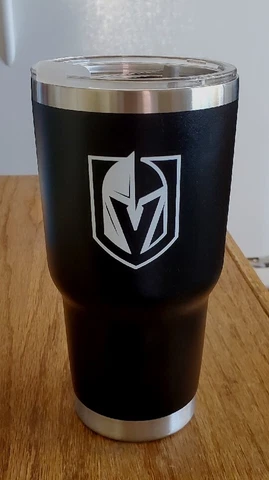 Las Vegas Golden Knights 30 oz Tumbler Station Casinos New Cup NHL Hockey Black Cover