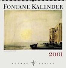 Kalender, Fontane-Kalender 2001 Gotthard Erler, Magdalena Frank