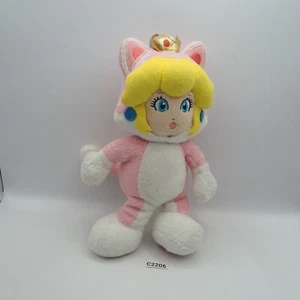 Super Mario 3D World C2206 Princess Peach Cat Sanei 2013 Plush 8" Toy Doll Japan - Picture 1 of 7
