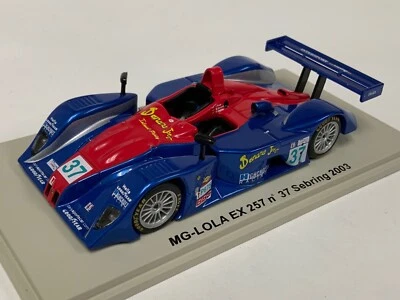 1/43 Spark MG-Lola EX 257 from  2003 12 Hours of Sebring car #37 SCMG09 CS499 - Image 1 of 4