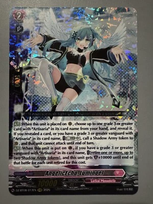 CARDFIGHT VANGUARD ANGELICECHO LUMINOEL (LYRICAL MONASTERIO) DZ-BT08/017EN RRR - Image 1 of 4