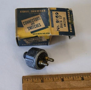 Interruptor de lámpara de respaldo 1955 1956 Chrysler Dodge DeSoto Plymouth Imperial NOS BN3381 - Imagen 1 de 3