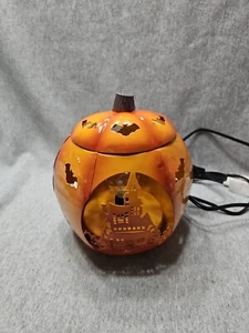 Calentador de cera Scentsy Paranormal Calabaza Halloween Tamaño completo - Imagen 1 de 9