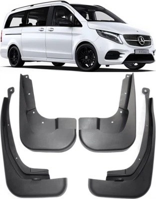 Genuine Set Splash Guards Mud Flaps For 2016-2023 Mercedes Benz V Class AMG Line - Image 1 of 4