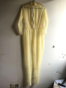 Latex Rubber Durchsichtig Ganzanzug Gummi Catsuit Overall Bodysuit 0.4mm S-XXL - Bild 1 von 2