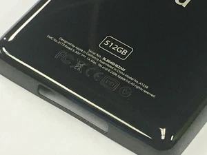Noir Ipod 6th 6.5 7th Génération Classique 512GB Mince Coque Arrière Plaque Étui - Photo 1 sur 4