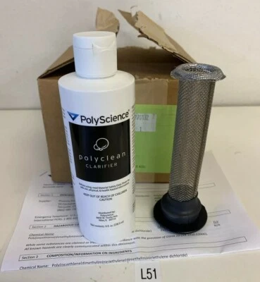 PolyScience 505-247 Polyclean Clarifier & Strainer Fast Shipping!